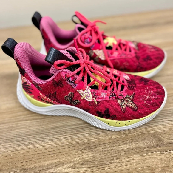 Under Armour Curry Flow 10 Unicorn & Butterfly Basketball Shoes GS 5.5Y Womens 7 - Picture 11 of 12